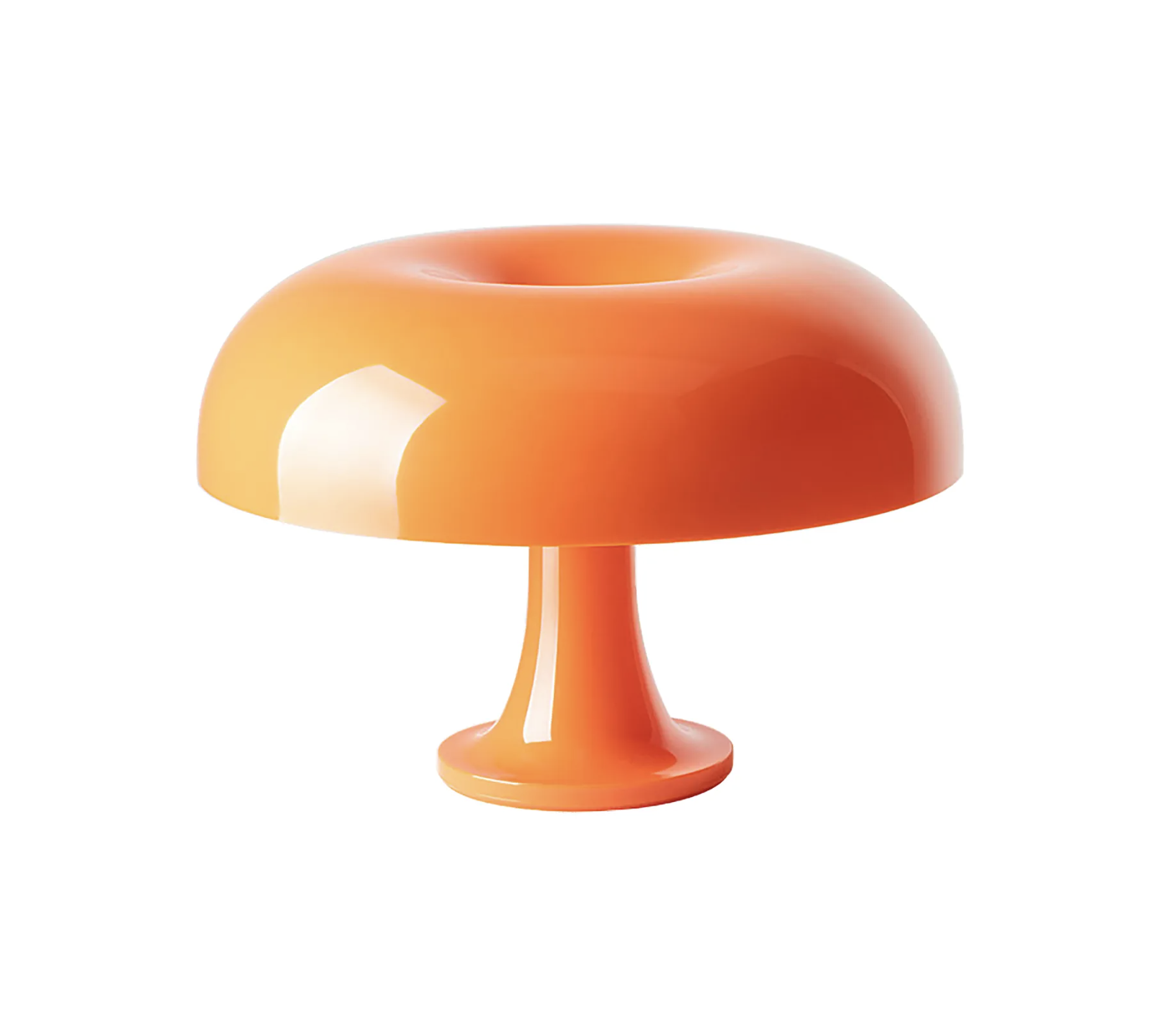 Lampe de table Nessino plastique / Ø 32 x H 23 cm - Réédition 1960s