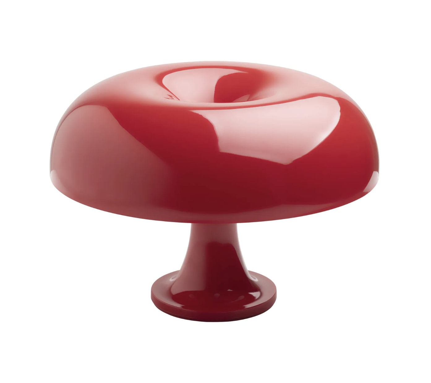 Lampe de table Nessino plastique / Ø 32 x H 23 cm - Réédition 1960s