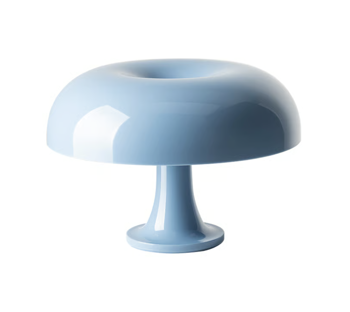 Lampe de table Nessino plastique / Ø 32 x H 23 cm - Réédition 1960s
