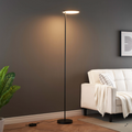 Lampadaire noir design épuré tête orientable dimmable - Kalena