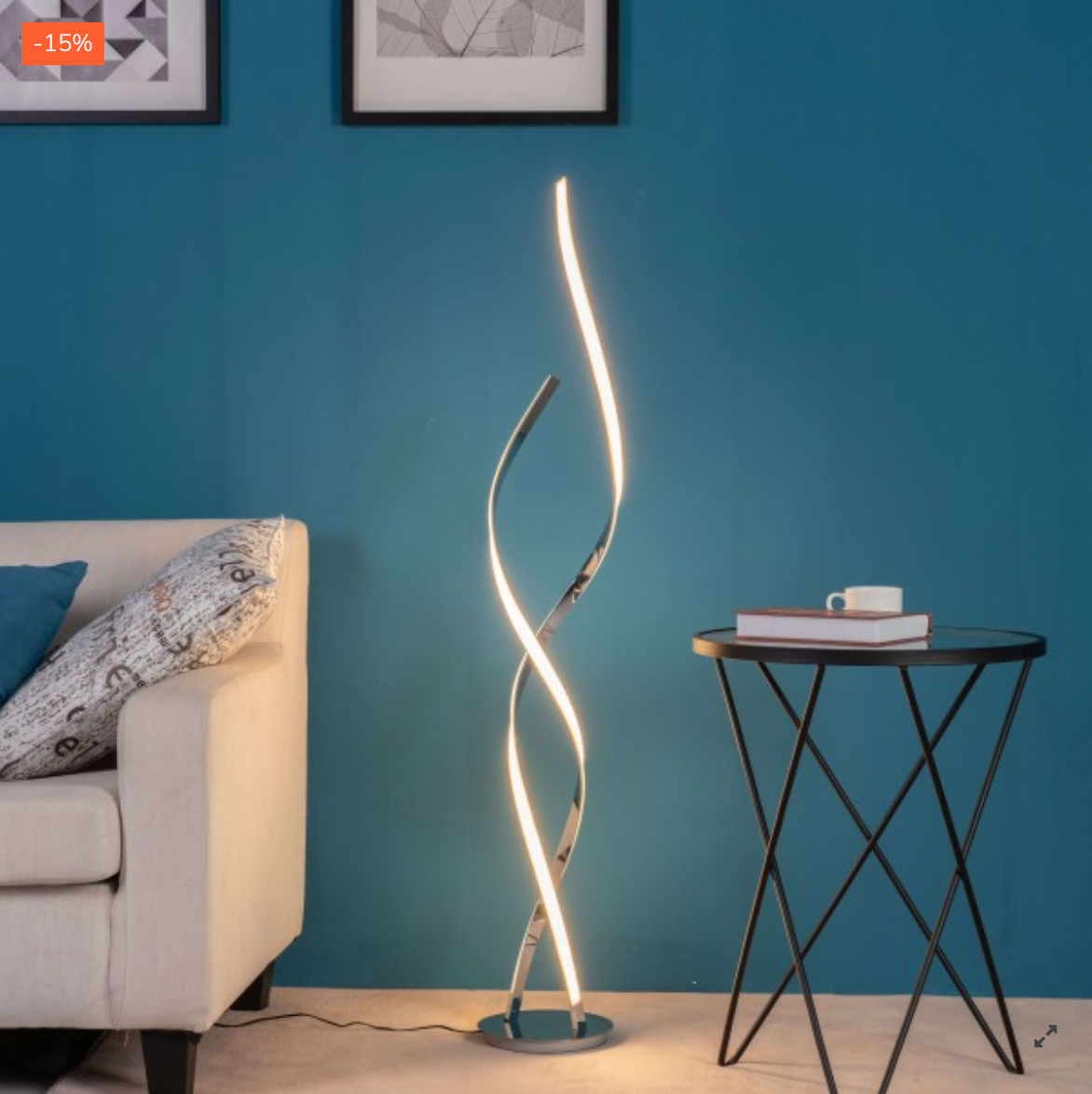 Lampadaire LED Ultra Design - 126 cm Cascada
