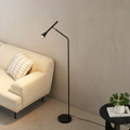 Lampadaire minimaliste grande liseuse noire 150 cm - Holen